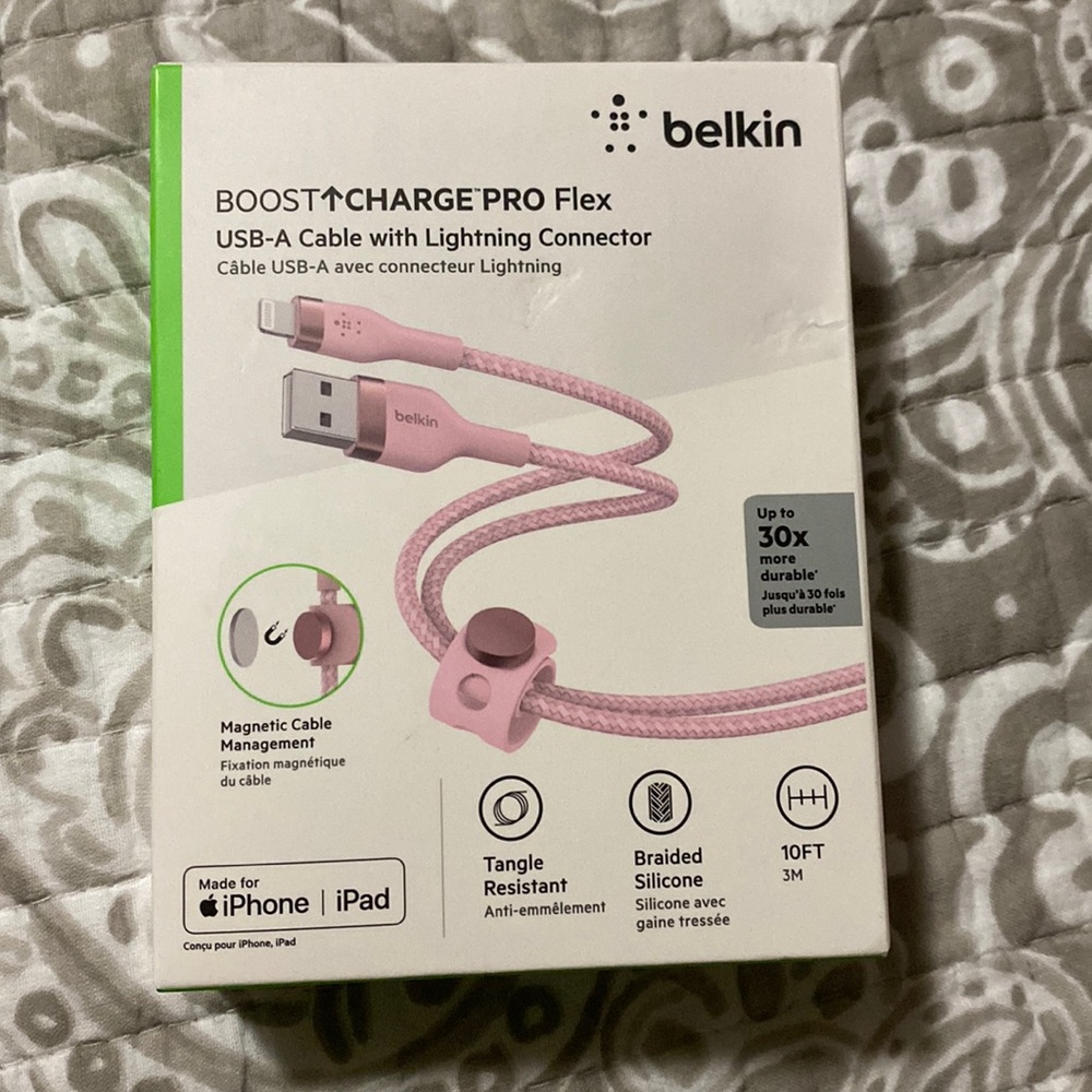 Belkin boost charger lightning cable